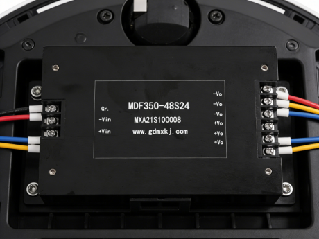 350W 48V to 24V Isolated Waterproof DC-DC Converter for Industrial Cleaning Robots